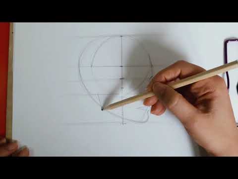 Come Disegnare un viso di profilo. How to draw a face profile by Mahhi