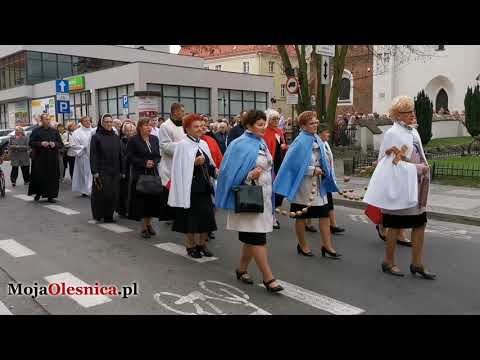 27.10.2019 Oleśnica - procesja za profanację symboli wiary
