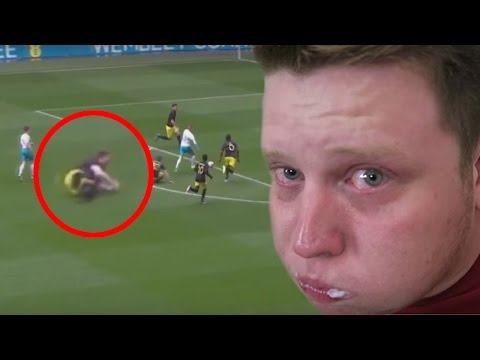 BEHZINGA'S WEMBLEY CUP FALL