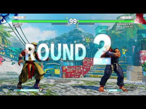 STREET FIGHTER V Ryu (Nightmare_e17) vs Rashid (Renegad)