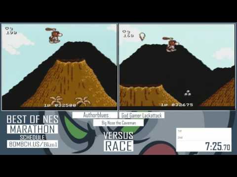 Best of NES Marathon 2015 - Big Nose the Caveman race