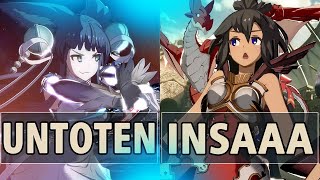 GBVSR:🔥Untoten (Yuel) Vs TILIN Insaaa (Zooey)🔥| High Level Gameplay.