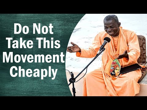Do Not Take This Movement Cheaply | Bhakti Dhira Damodara Swami | 09-12-2019