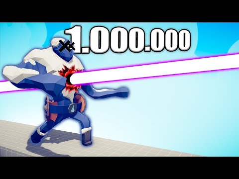 1.000.000 DAMAGE LASER GUN 1 vs 1 TOURNAMENT - TABS | Totally Accurate Battle Simulator 2023