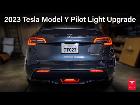 2023 Tesla Model Y Pilot Light Upgrade / Full Installation #tesla