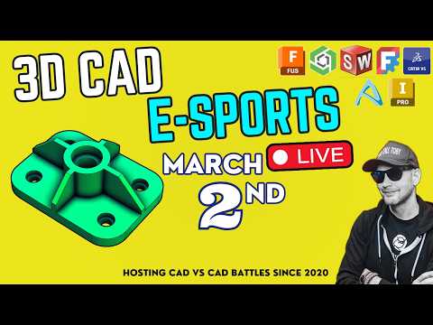 Model Monday Live MARCH 2 | CAD Speed Modeling Battles, Tutorials, Tips and Tricks