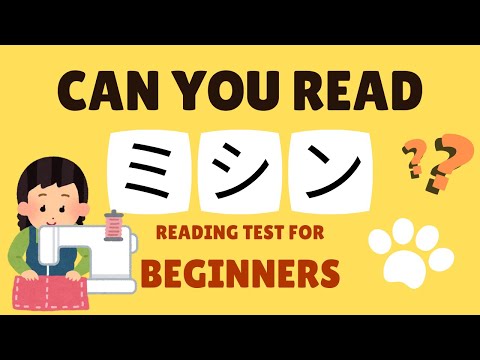【KATAKANA READING TEST FOR BEGINNERS #06】KATAKANA QUIZ: Words in Japanese | Katakana practice