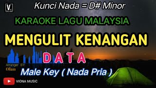 Download lagu Data - Mengulit kenangan [ karaoke ] lower key | nada pria mp3