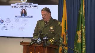 Full Santa Barbara County Sheriff's press conference on discovery of Melodee Buzzard's body
