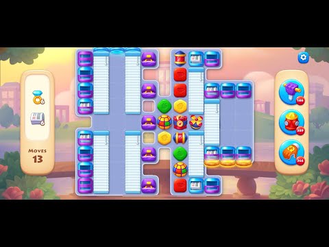TOWNSHIP   Colorful Puzzle  Match -3  game level # 5691
