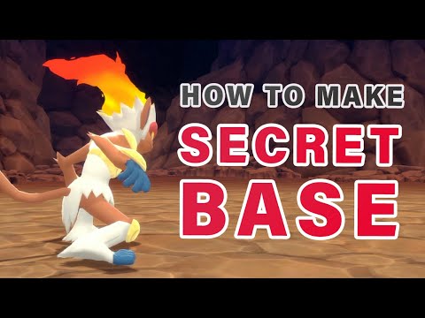 How to Make Your Secret Hideout Base in the Underground ► Pokemon Brilliant Diamond | BDSP