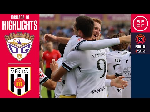 Resumen #PrimeraFederación | CD Guadalajara 0-2 AD Mérida | Jornada 10 | Temporada 2025/26