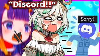 Ina's voice is so cute that Discord can't handle it