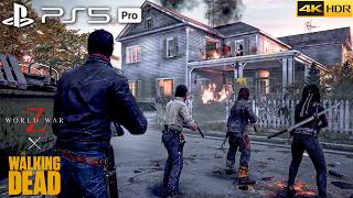 World War Z: The Walking Dead DLC (PS5 PRO) Gameplay Walkthrough Full Game [4K 60FPS HDR]