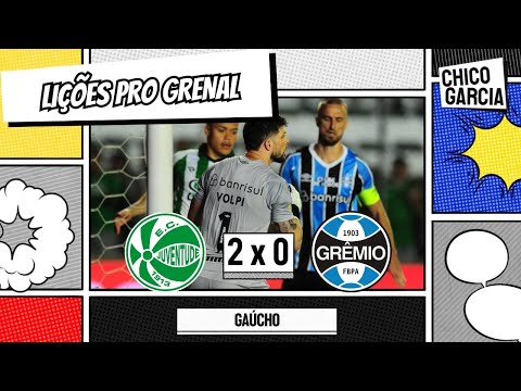 JUVENTUDE 2 X 0 GRÊMIO: PRIMEIRA DERROTA, PRIMEIROS GOLS SOFRIDOS E MUITOS QUESTIONAMENTOS