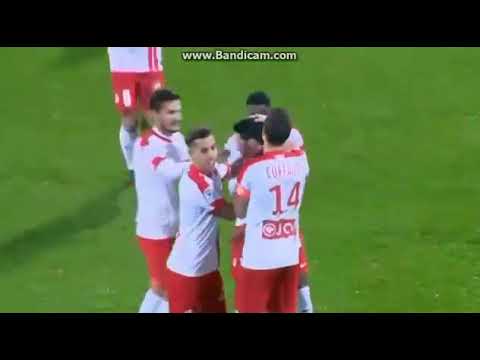 Nancy vs Ajaccio 1-0 Amazing Shoot Goal Laurent Abergel