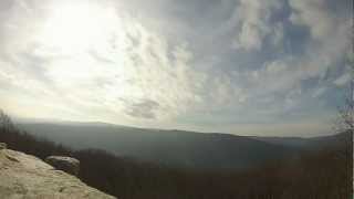 preview picture of video 'Chimney Rock Time-lapse (20mins in 10secs)'