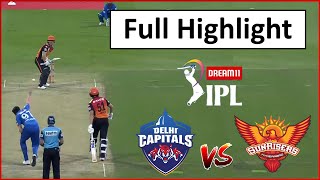IPL 2020 DC vs SRH FULL Match Highlights | Delhi Capitals Vs Sunrisers Hyderabad Match Highlights