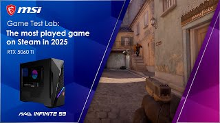 MSI Infinite S3 14th - RTX 5060 Ti Game Test Gaming Desktop