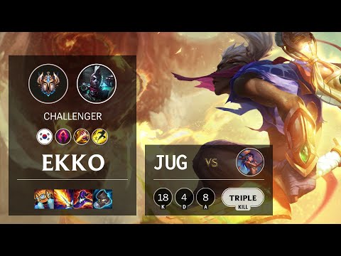 Ekko Jungle vs Lillia - KR Challenger Patch 11.6