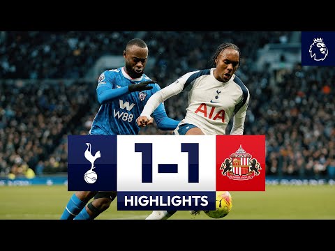 Tottenham Hotspur 1-1 Sunderland l Premier League Highlights