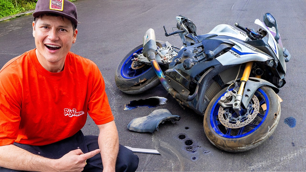 Rebuilding a $30,000 Wrecked Motorcycle