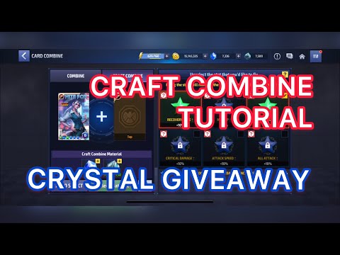 STAR CREATOR - [CRAFT COMBINE] GET 5% PIERCE DAMAGE / ALL BLUE ⭐️ & CRYSTAL GIVEAWAY !!! 💎💎💎
