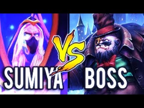 SumiYa God Invoker vs Legendary Pudge Boss 7.07 Intense Game Dota 2