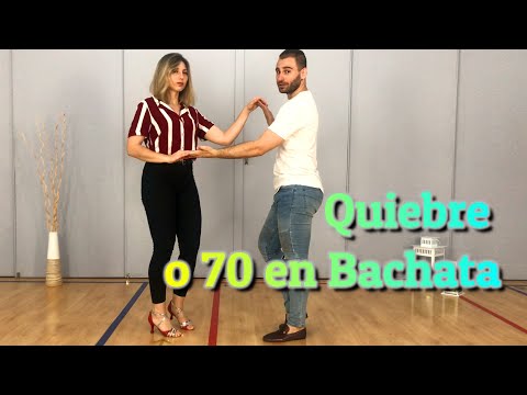 CLASES de BACHATA NIVEL INICIO - Cap.3 "Quiebre o 70 en Bachata". En 10 minutos I APRENDE Bachata
