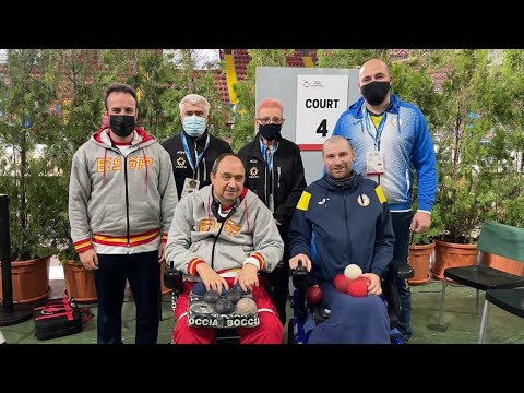 Seville 2021 World Boccia Europe - BC4 3rd place - Artem Kolinko (UKR) vs Vasile Agache (ESP)