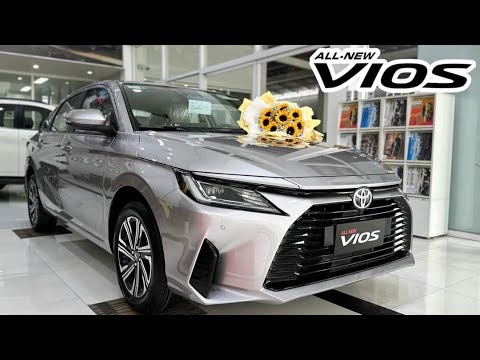 The all new Toyota Vios 2023 - Silver Color |  First Look!