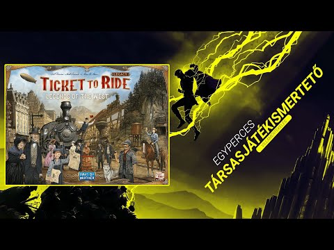 #412. Ticket to Ride Legacy | Egyperces társasjátékismertető - Game-Obscura