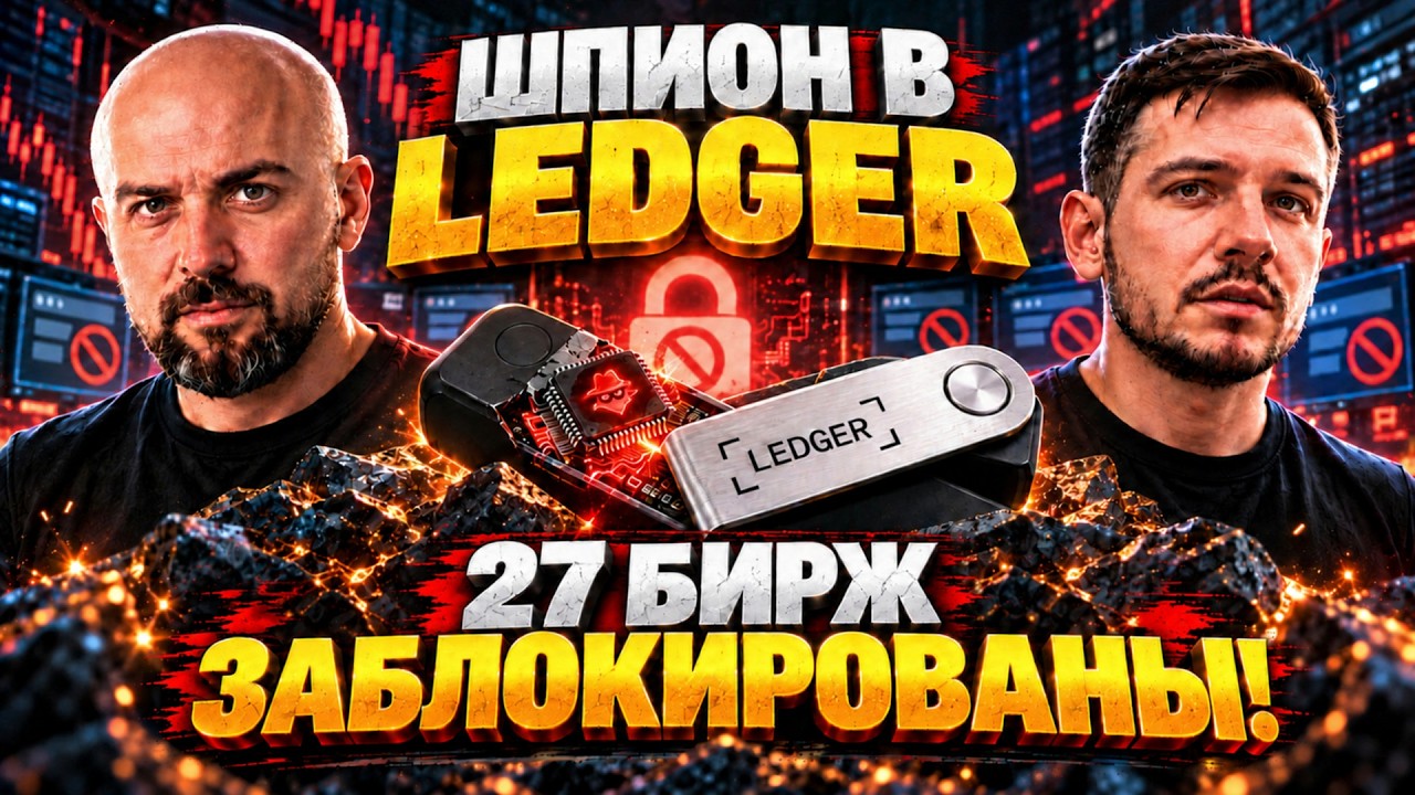 ШПИОН В LEDGER | 27 БИРЖ ЗАБЛОКИРОВАНЫ !