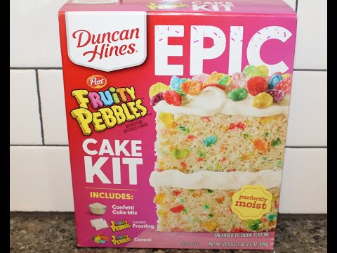 Duncan Hines EPIC: Post Fruity Pebbles Cake Kit...