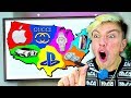 Throwing A Dart At A Map BUYING Whatever It Lands On Challenge