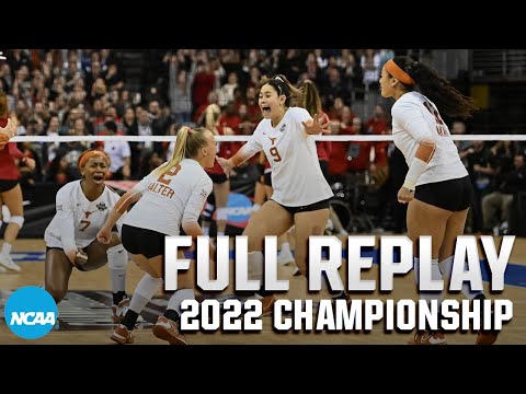 Texas vs. Louisville: 2022 NCAA volleyball championship | FULL REPLAY