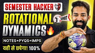 1. Rotational Dynamics | Class 12 Physics HSC Board 2026 | Full Chapter Explanation + PYQs 🔥