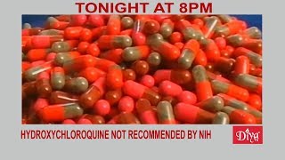 Hydroxychloroquine treatment not recommended by NIH | Diya TV News