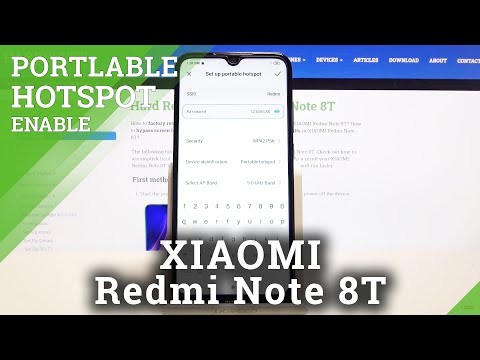 How to Enable Portable Hotspot in XIAOMI Redmi Note 8T – Network Access Point