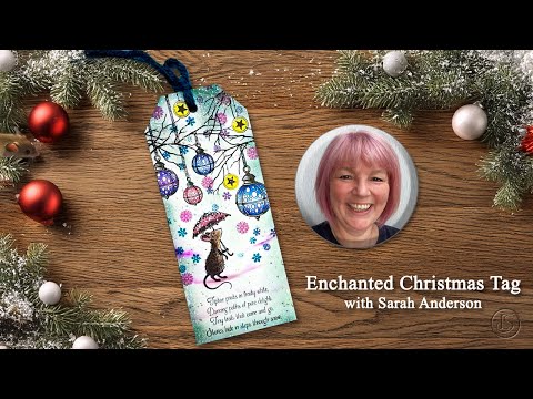 Enchanted Christmas Tag – A Lavinia Stamps Tutorial with Sarah Anderson
