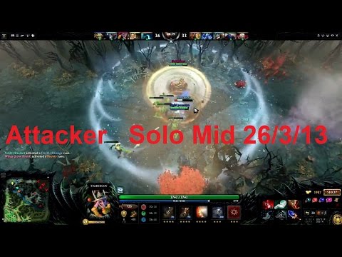 Dota 2 TopMMR Attacker MMR8150 Timbersaw 26⁄3⁄13 Solo Mid