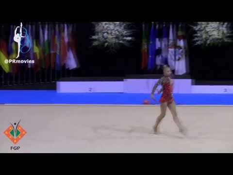 Kseniya Moustafaeva - FRA - Arco (Hoop) - Qualification - WC of Lisbon 2013