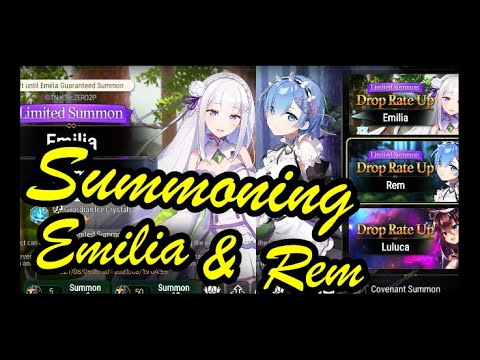 [ENG] Double Summoning Emilia & Rem (2021-08-07) - Epic 7