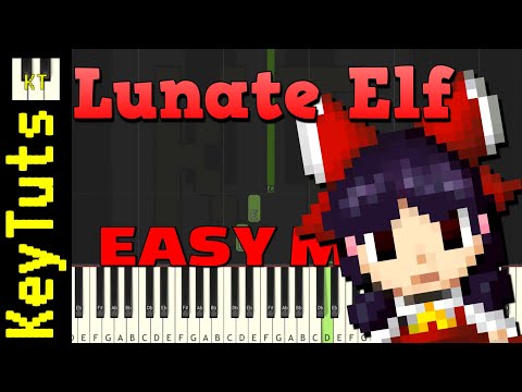 Lunate Elf [Touhou 6] by ZUN - Easy Mode [Piano Tutorial] (Synthesia)