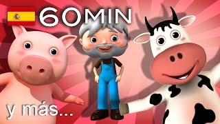 El viejo McDonald tiene una granja | Y muchas más canciones infantiles | ¡60 min de LittleBabyBum!