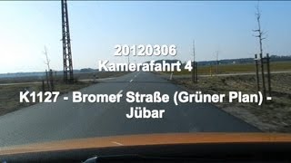 preview picture of video 'Kamerafahrt 20120306 4 K1127 Bromer Straße - Jübar'