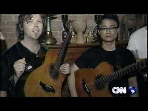 California Guitar Trio in Quebec, July 2000