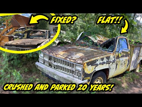 Crushed And Forgotten 20 years! Will This Old Chevrolet C10 Be Able To Run And Drive Again?