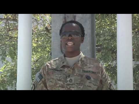 Happy Birthday from Lisa Franklin in Afghanistan