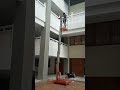 Electric Ladder Aluminum Platform Work Single Mast 3